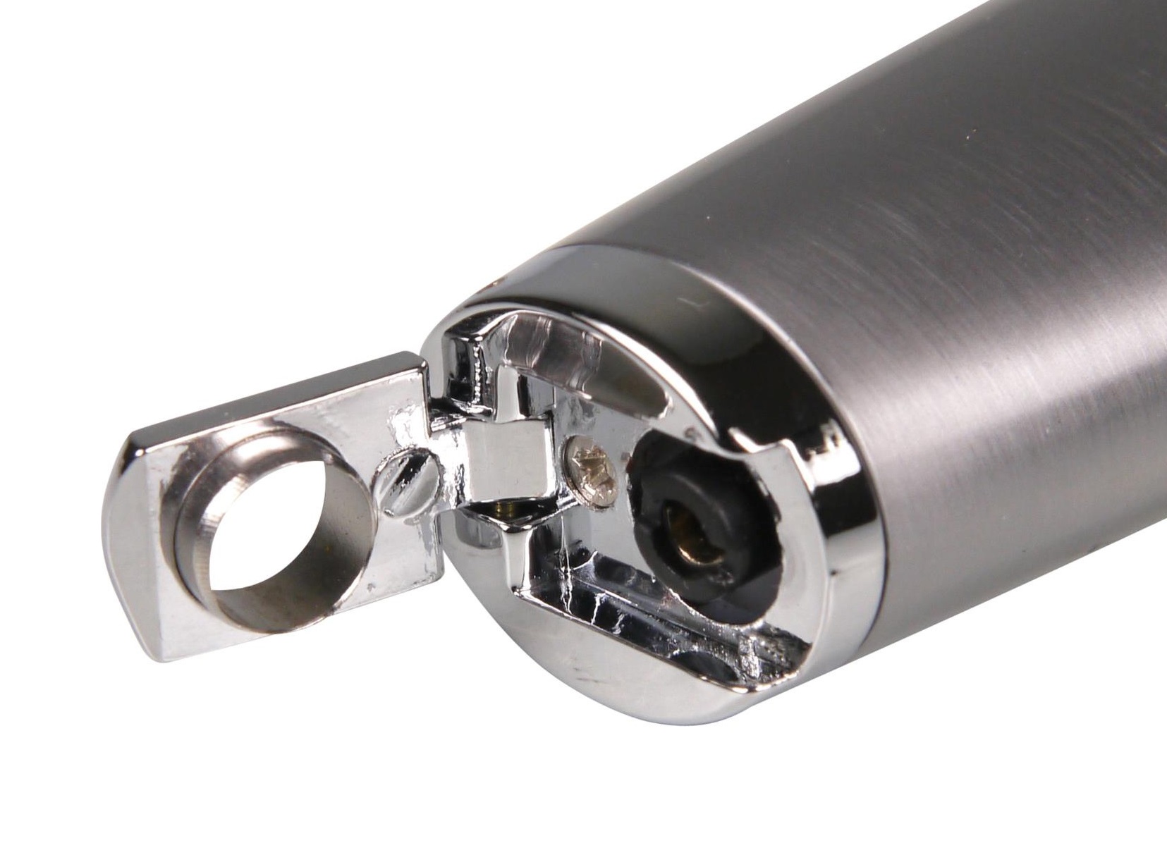 Sky III Jet Flame Lighter Round - Inbyggd cigarrborr - 2