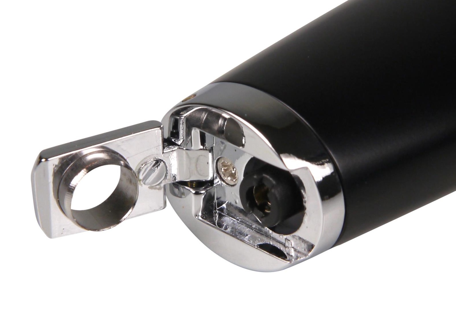 Sky III Jet Flame Lighter Round - Inbyggd cigarrborr