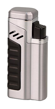 Sky IIII Jet Flame Lighter - Inbyggd cigarrborr Chrome