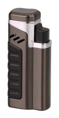 Sky IIII Jet Lighter Gunmetal - Inbyggd Cigarrborr