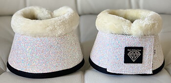 BOOTS HÄST VIT GLITTER