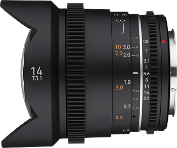 Samyang 14mm T3.1 VDSLR MK2  EF-Mount