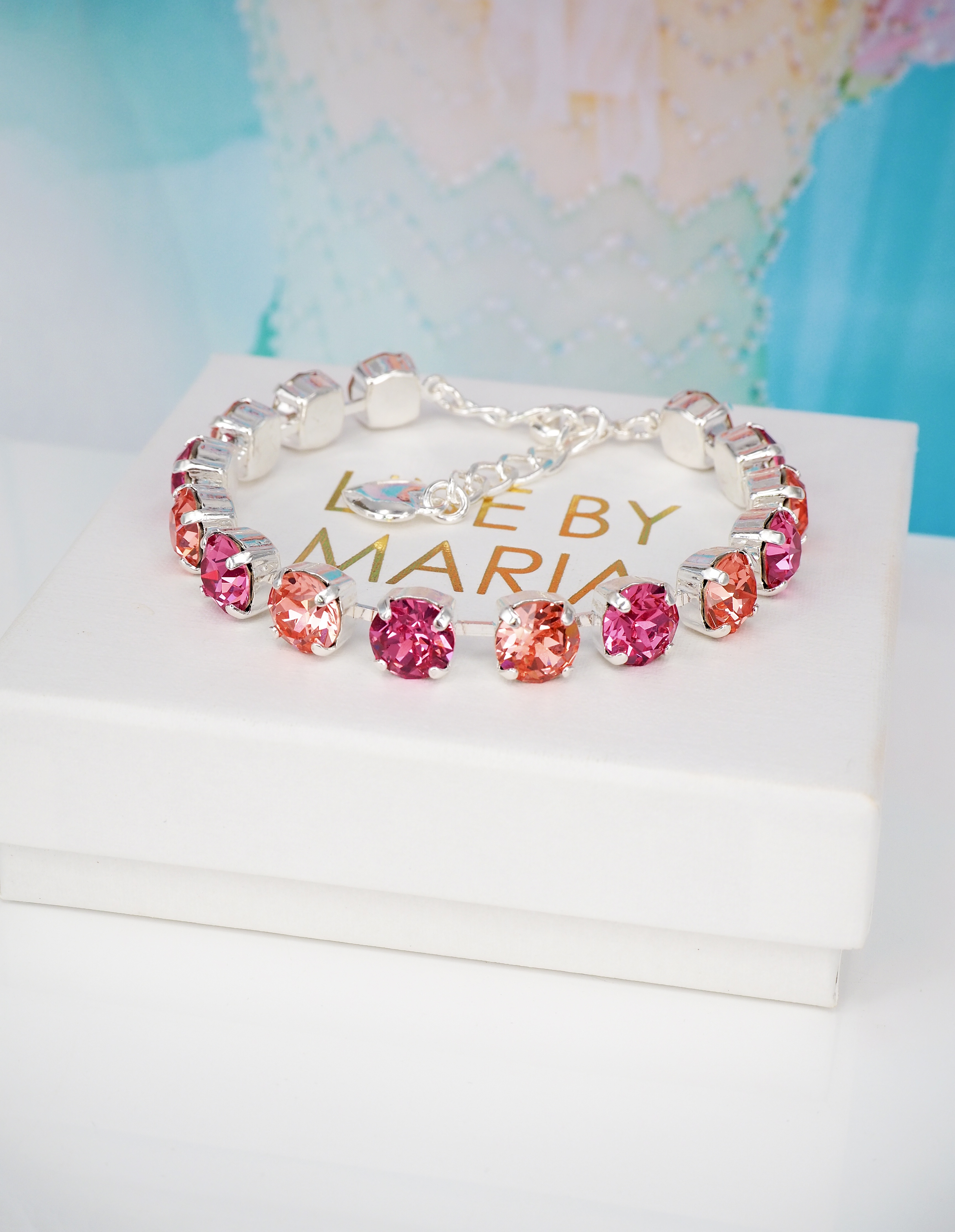 Bracelet Maya  Rose/Rose Peach Silver