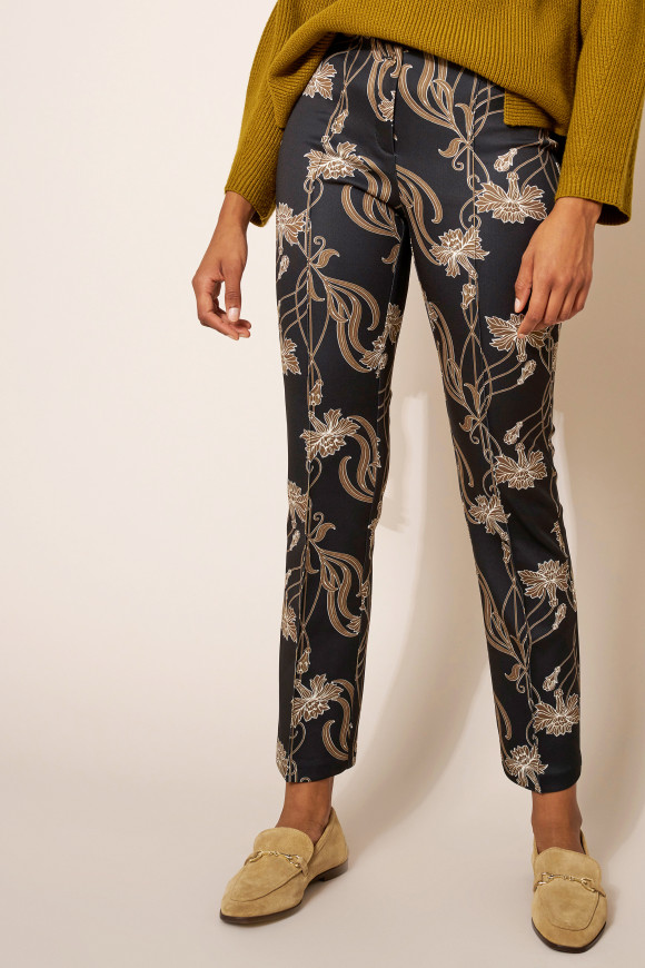 Rosner  - Alisa 296 Business Trousers Forest Printed - 2