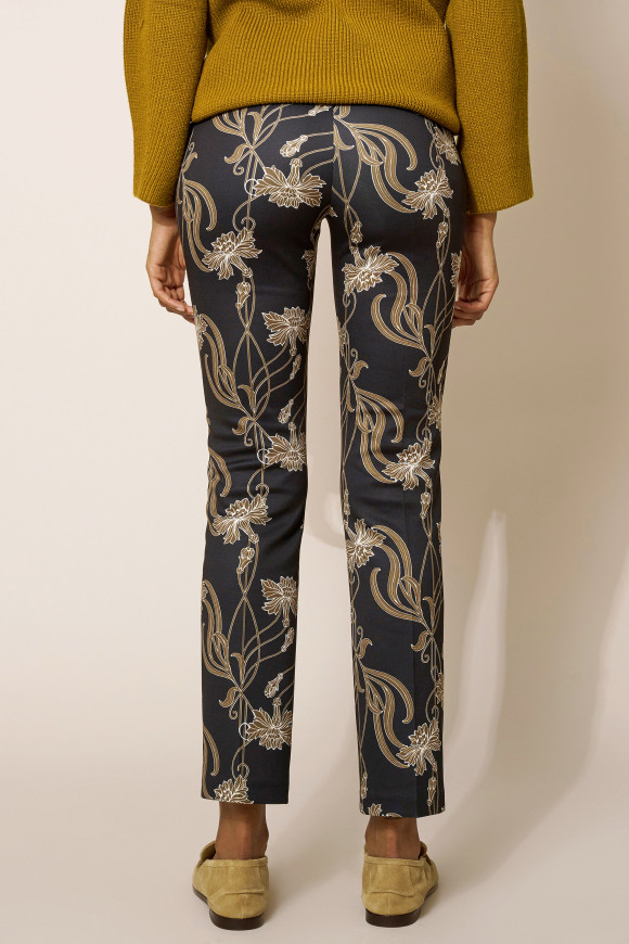 Rosner  - Alisa 296 Business Trousers Forest Printed - 5