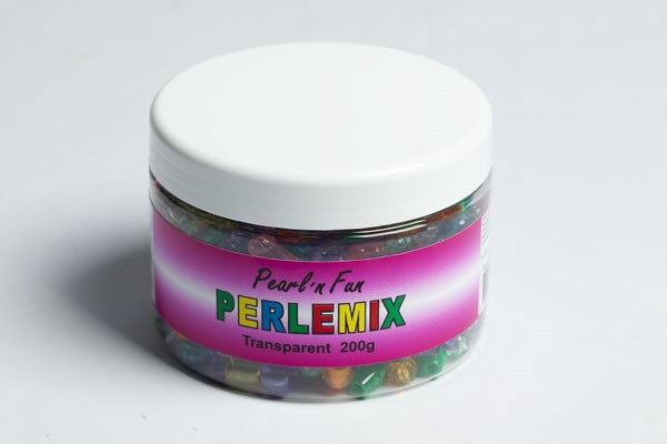 Pearl n' Fun Round Pearlmix Transparent 200g - 2