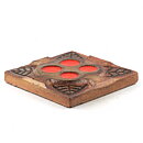 Noomi Backhausen (1970s) Charming Flower Wall Plaque 18 cm