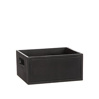Wooden box Black Different Design 17 x 25 cm