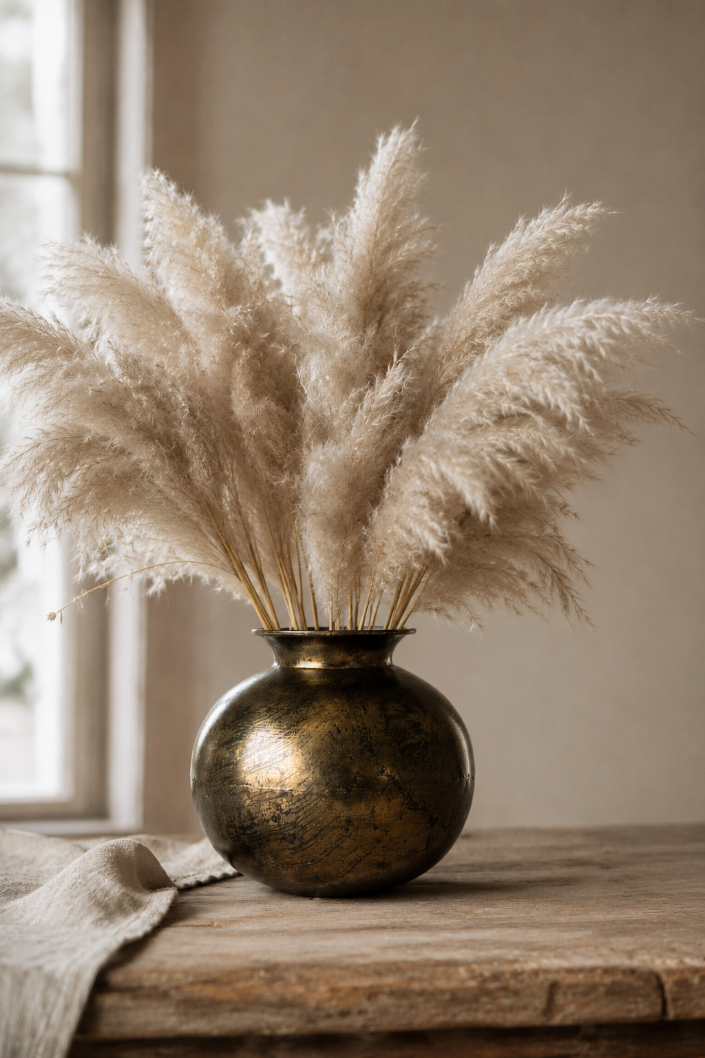 Pampas grass - Pampas bundle - Natural - 90 cm