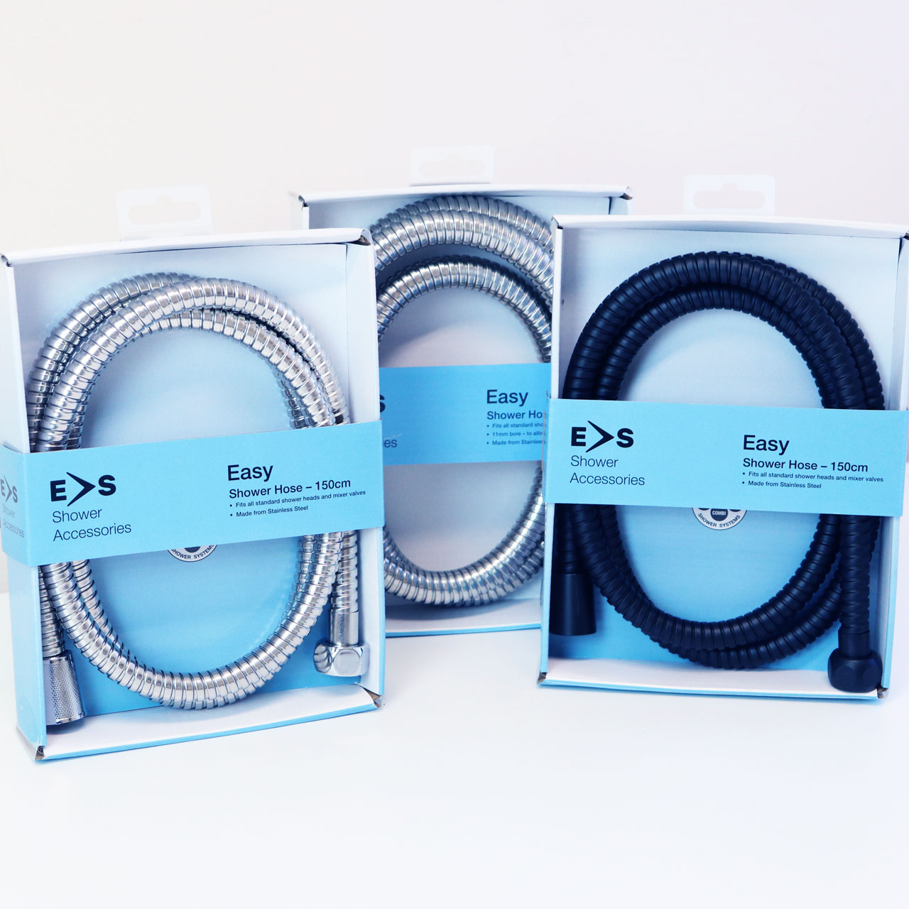Easy Shower Hose - 150cm chrome 8mm - Consumer Packed - 2