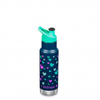 Vattenflaska Isolerad 355ml Kid Classic Narrow, Hearts - Klean Kanteen