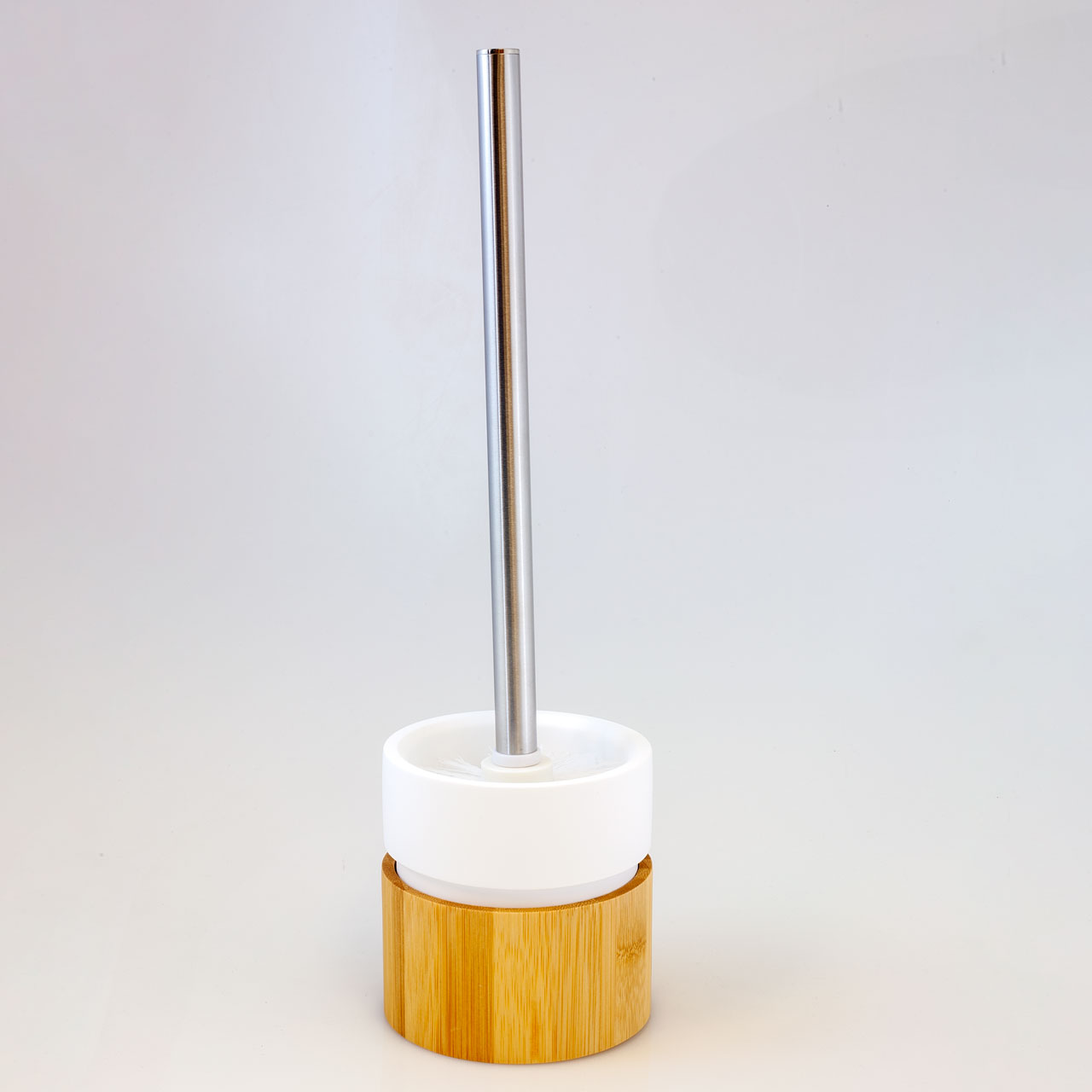 Toalettborste Wood vit