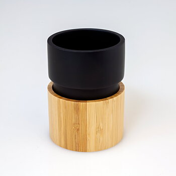Badrumsmugg Wood svart