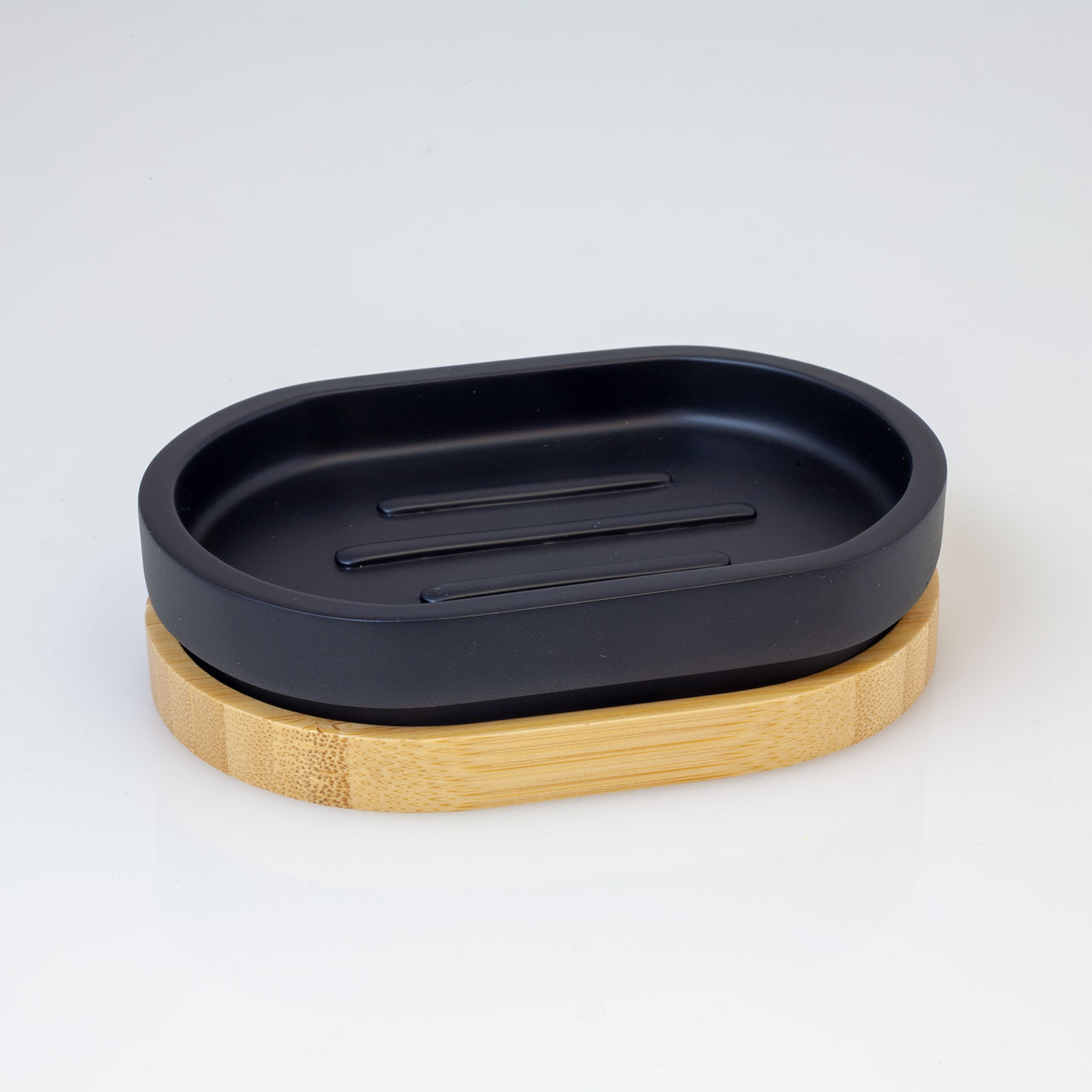 Tvålkopp Wood svart