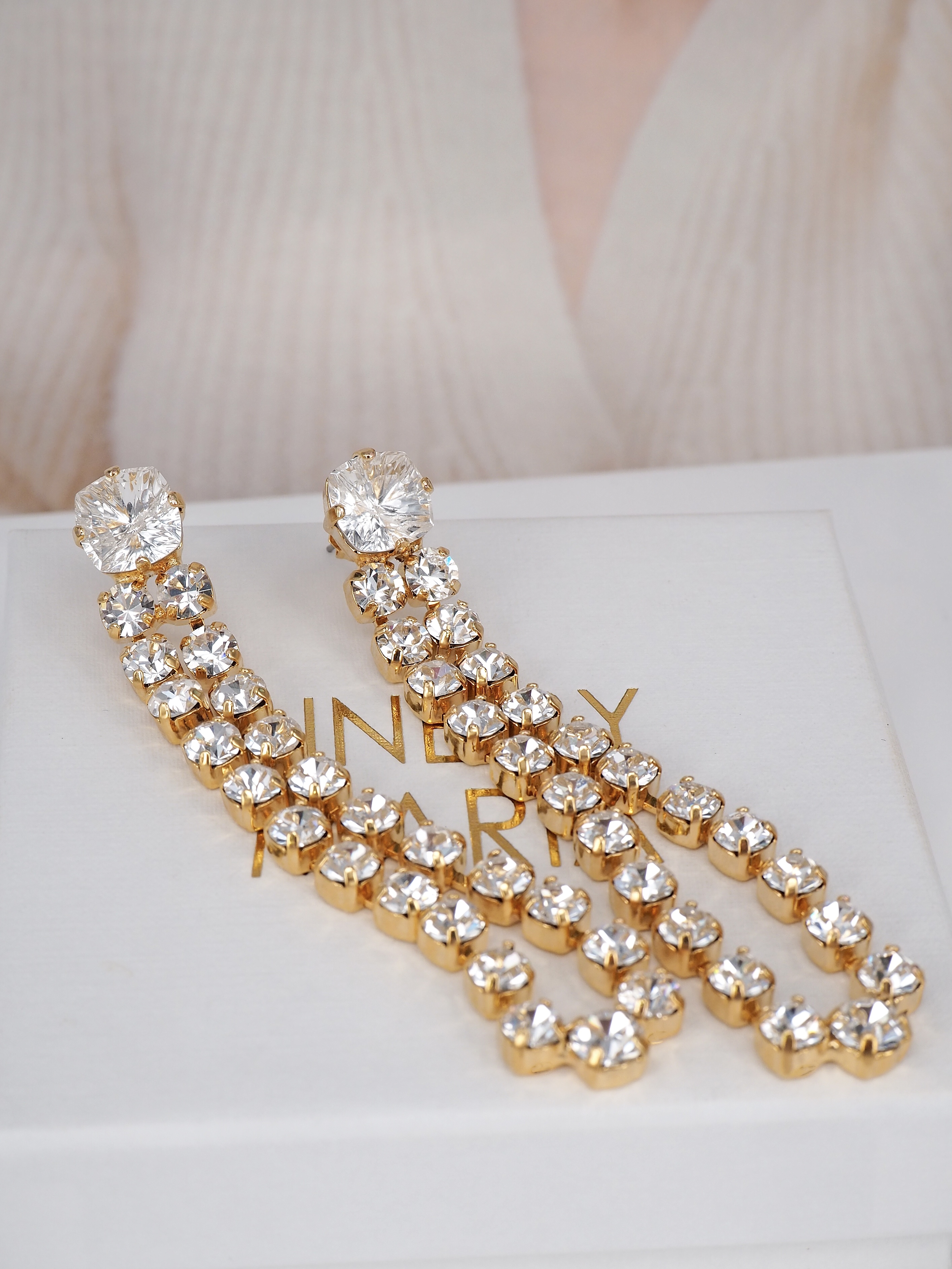 Örhänge Tiffany Clear Gold - 2