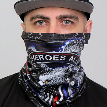 Thin Line Eagle Neck Gaiter Mask.