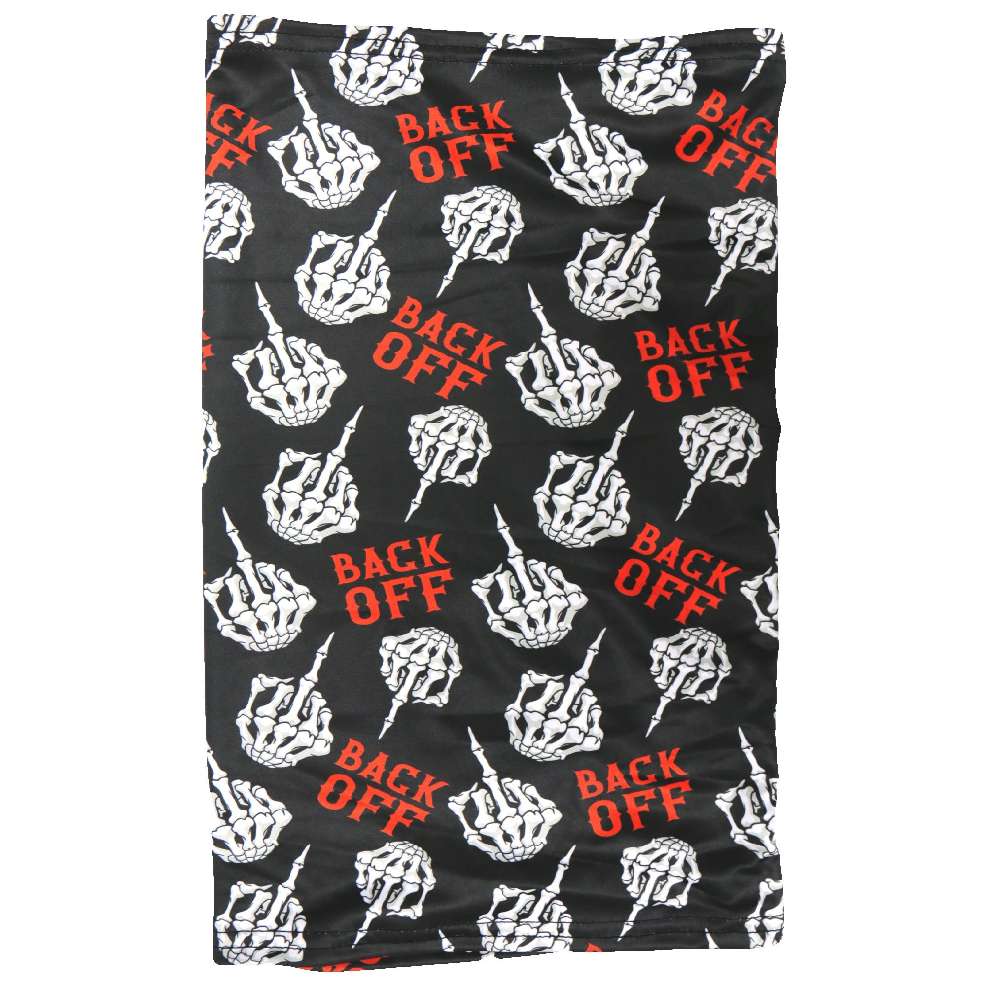 Back Off Finger Neck Gaiter Mask. - 2