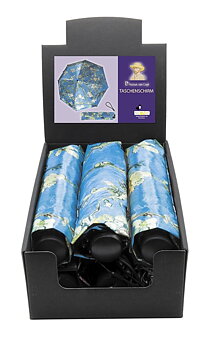 Paraply, mini, Vincent Van Gogh, Borddisplay med 6 stk.