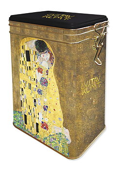 Stor metallburk, Gustav Klimt, Kyssen
