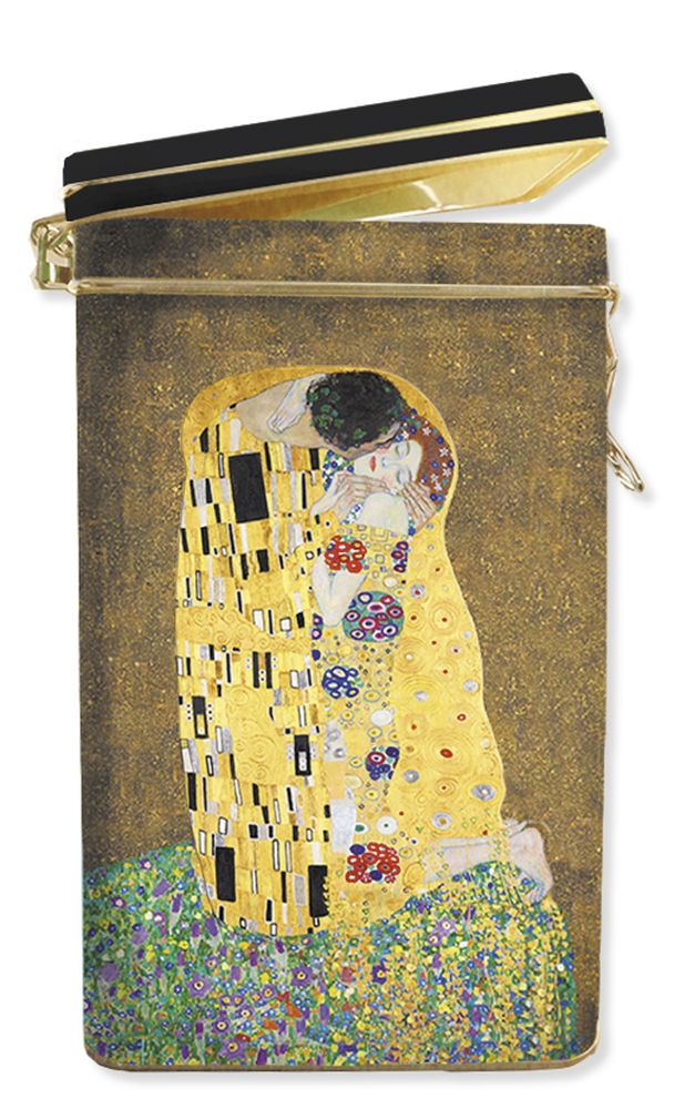 Stor metallburk, Gustav Klimt, Kyssen - 2