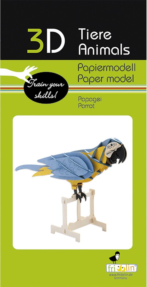 3D-papirmodel, Papegøje - 2