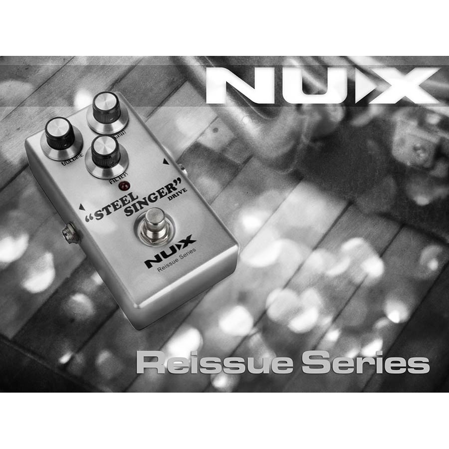NUX Reissue Series Steel Singer Drive dynamic tube preamp overdrive analog effect pedal