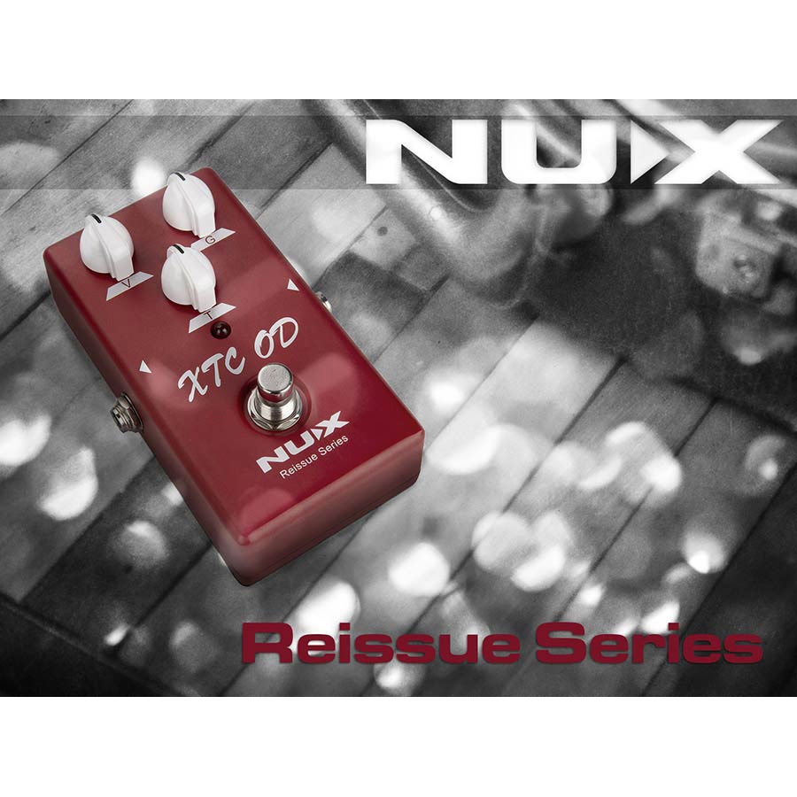 NUX Reissue Series XTC OD red channel rich overdrive analog effect pedal