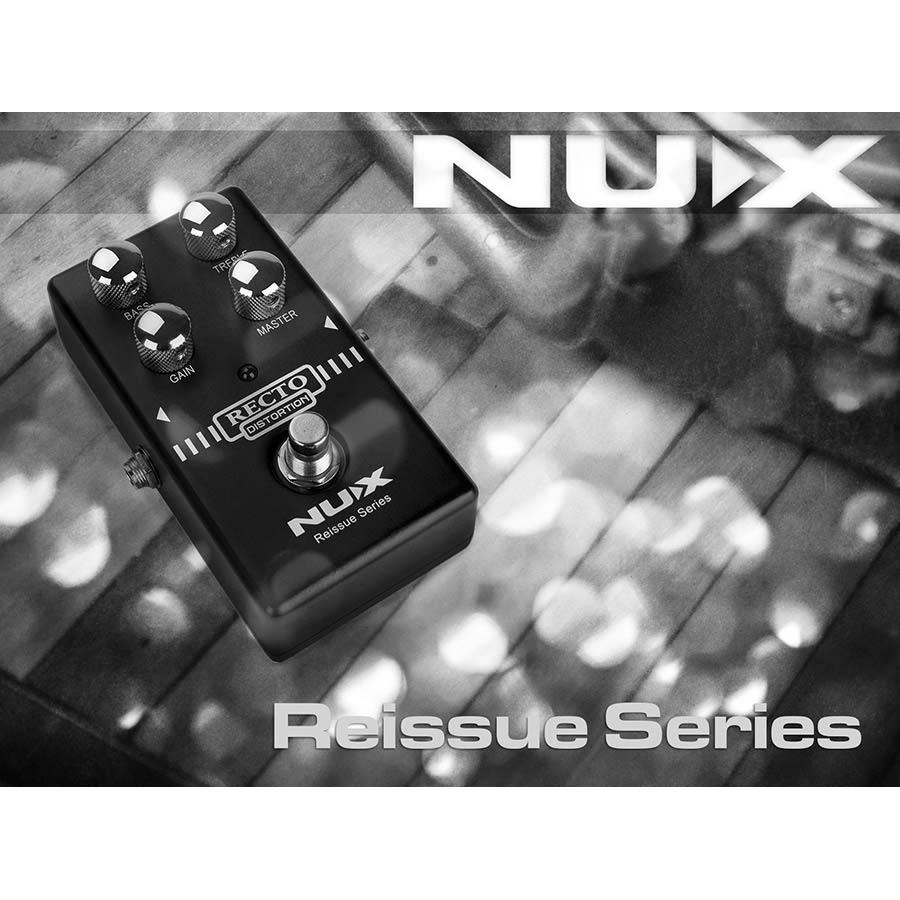NUX Reissue Series Recto Distortion heavy American preamp overdrive analog effect pedal