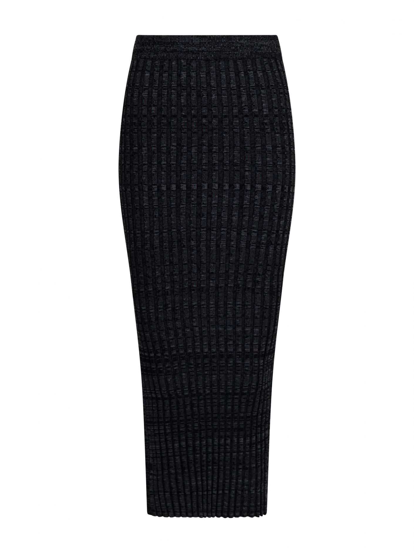 Neo Noir - Solla Space Dye Skirt Black - 3