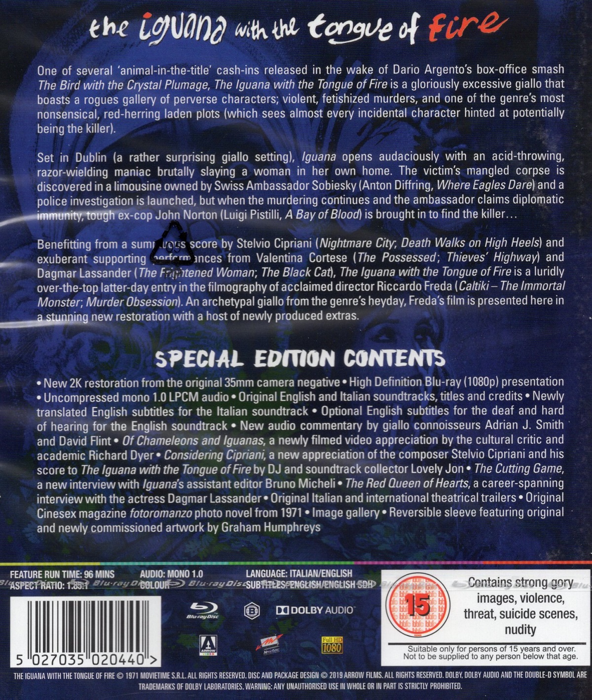 Iguana With the Tongue of Fire (ej svensk text) (Blu-ray) - 2