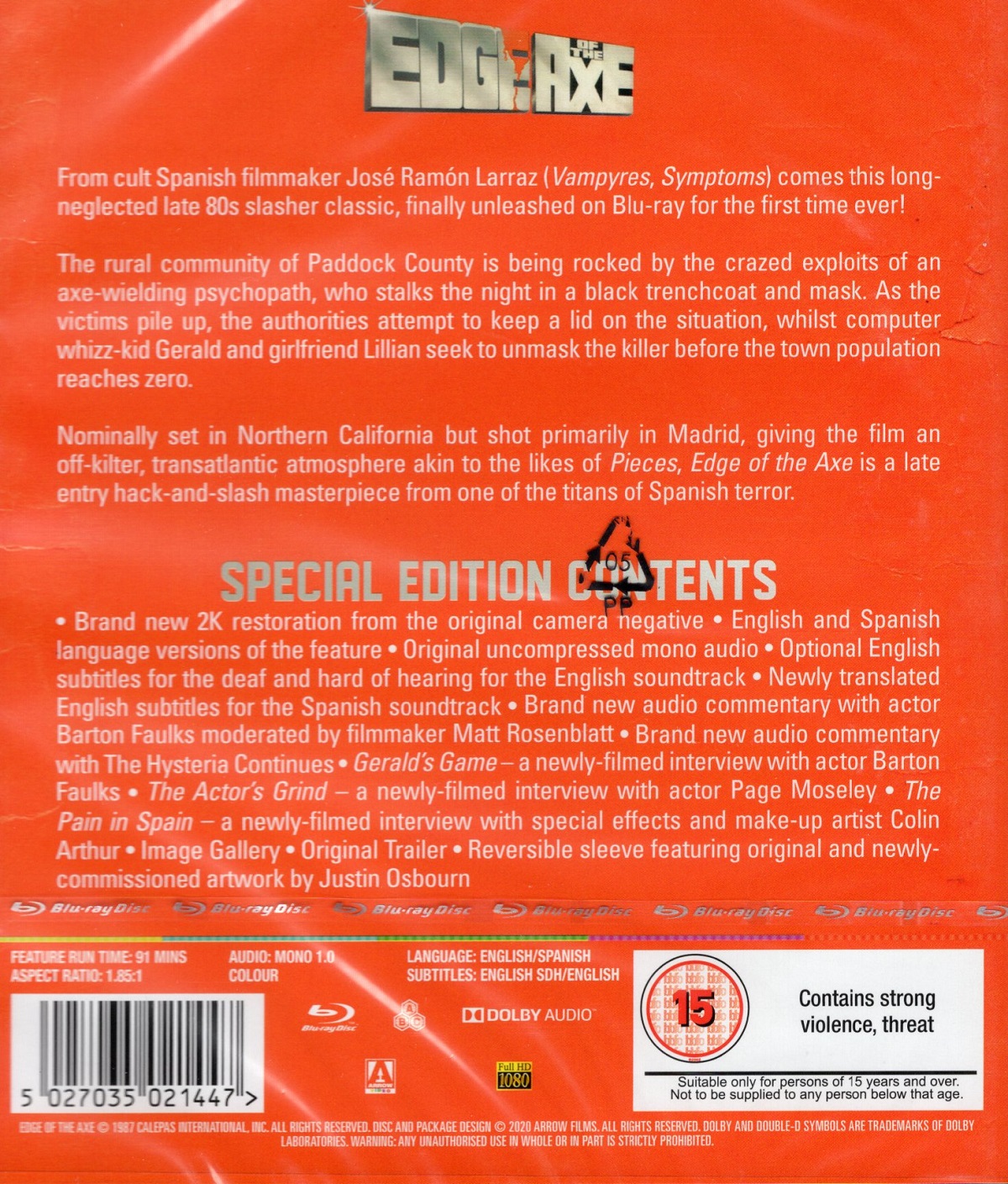 Edge of the Axe (ej svensk text) (Blu-ray) - 2