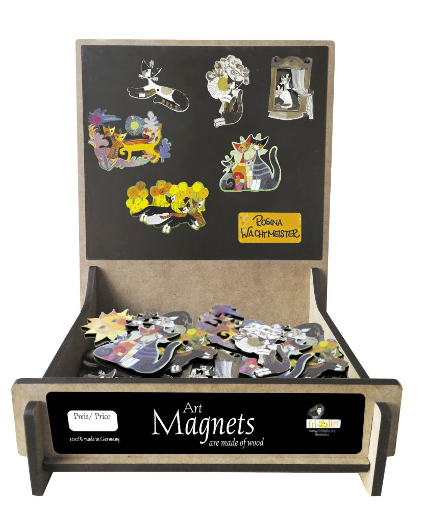 Magneter MDF, Rosina Wachtmeister, Borddisplay med 64 stk.