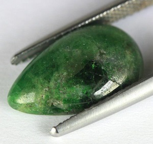 Granate tsavorita natural genuino grande de 5,52 ct - 2