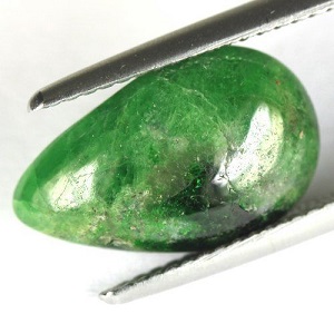 Granate tsavorita natural genuino grande de 5,52 ct