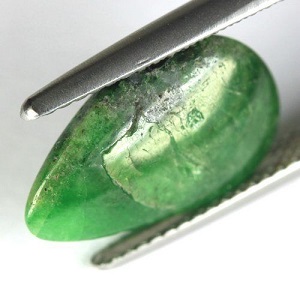 Granate tsavorita natural genuino grande de 5,52 ct - 3