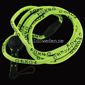 Breakaway Lanyard Logo Neon Yellow FOX 40 - F53
