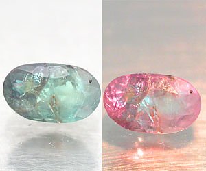 Piedra preciosa de alejandrita rusa natural genuina muy rara de 0,40 ct