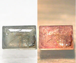 Alejandrita rusa natural genuina muy rara de 0,20 ct