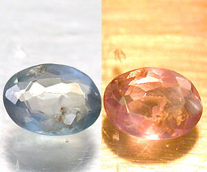 0.16 ct Alejandrita rusa natural genuina extremadamente rara
