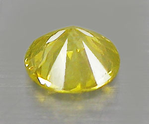 Diamante amarillo canario natural redondo muy raro de 2,8 mm - 2