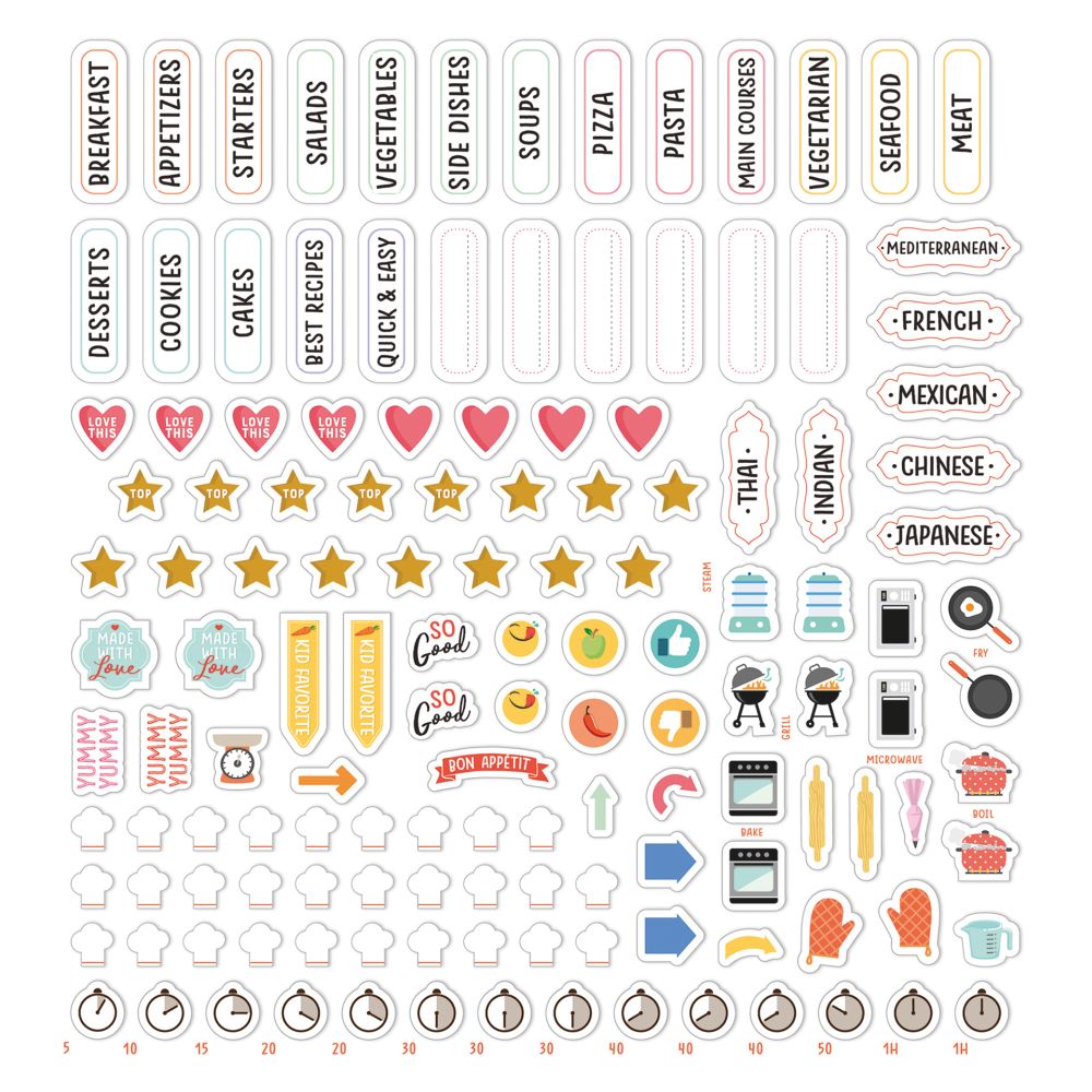 Recipe collection folder, pärm och ställ för recept - 5