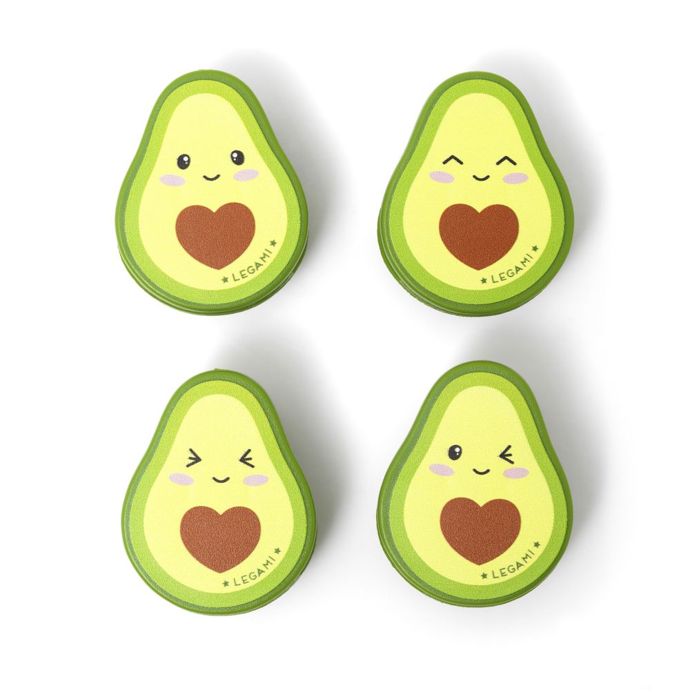 Bag Clips/Påsklämmor, Avocado, 4 st - 2