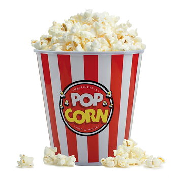 Popcorn party, hink/skål för popcorn