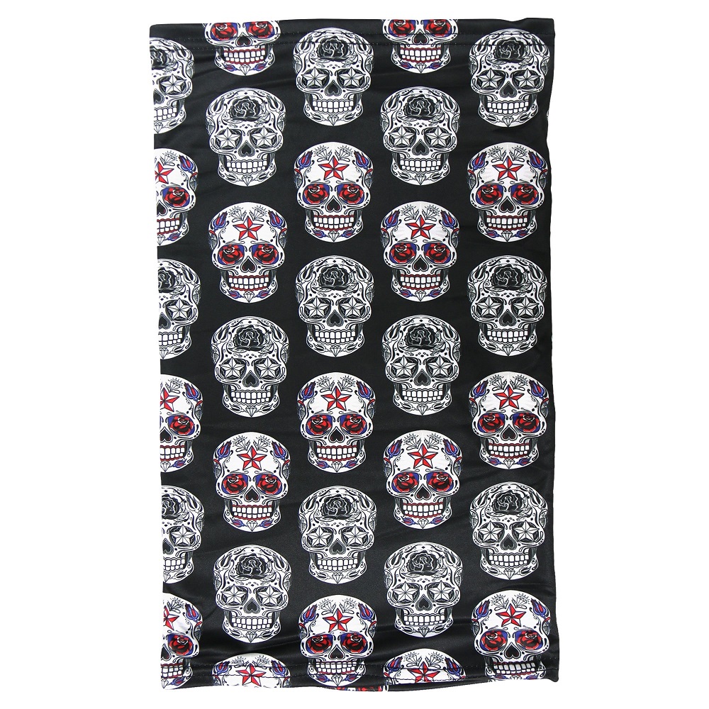 Sugar Skulls Neck Gaiter Mask. - 2