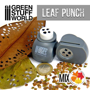Green Stuff World: Miniature Leaf Punch - Grey
