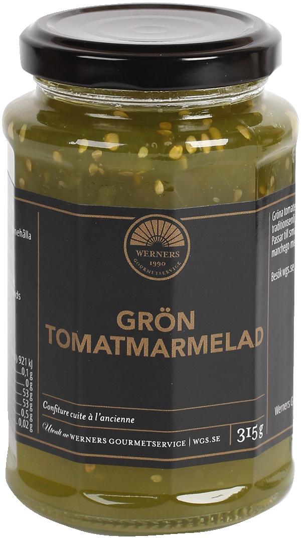 GRÖN TOMATMARMELAD Stor burk