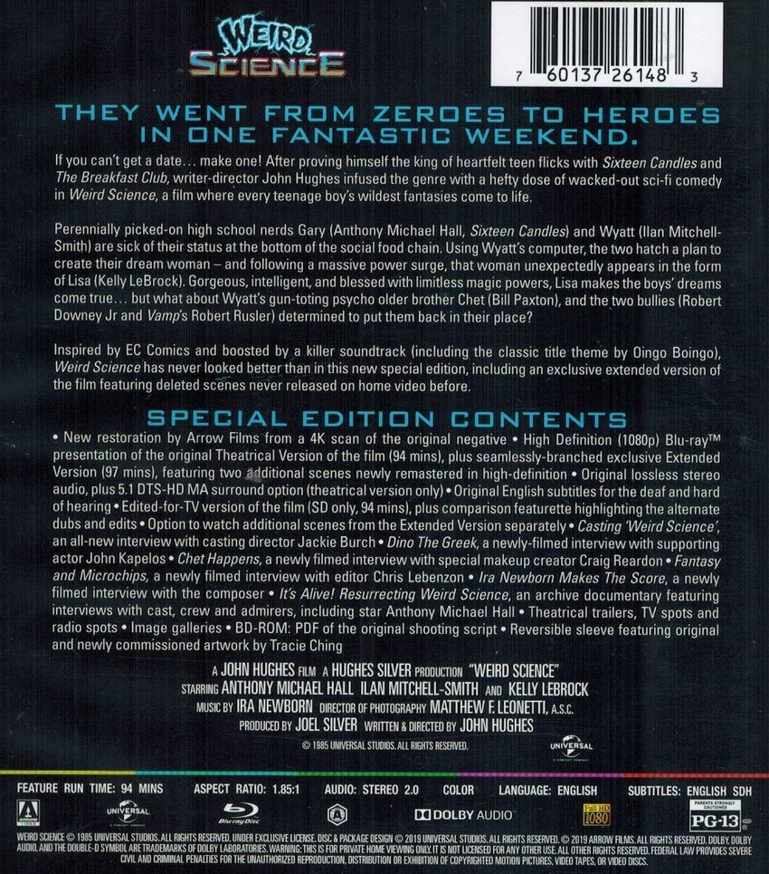 Weird Science (ej svensk text) (Blu-ray) - 2