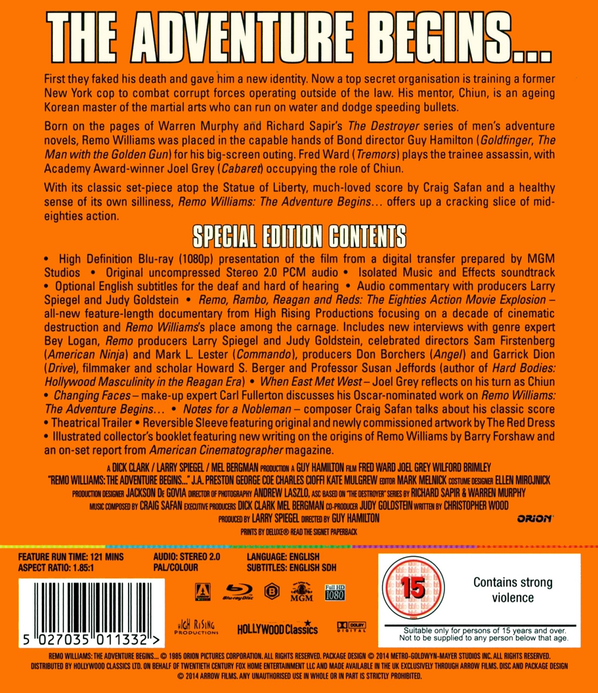 Remo Williams: The Adventure Begins (ej svensk text) (Blu-ray) - 2