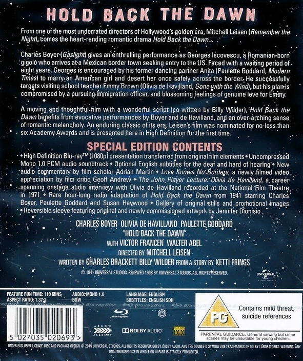 Hold Back the Dawn (ej svensk text) (Blu-ray) - 2