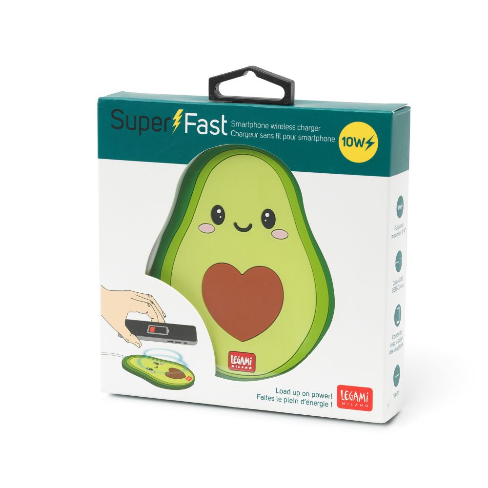 Superfast, trådlös laddare, Avocado